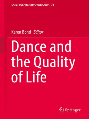 cover image of Dance and the Quality of Life